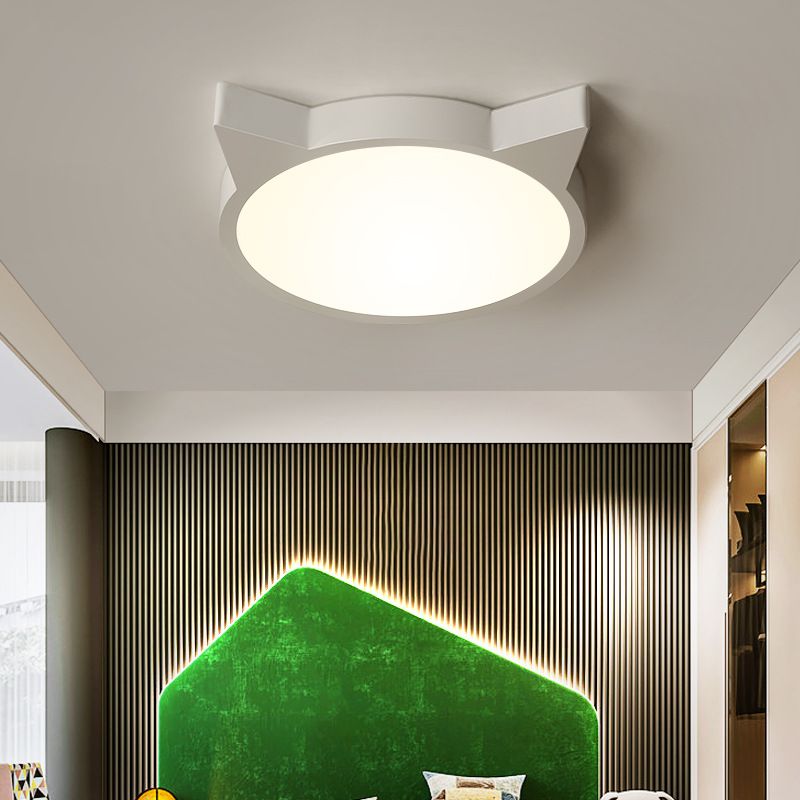 Nordic Simple Ceiling Light Metal LED Flush Mount Lighting for Bedroom