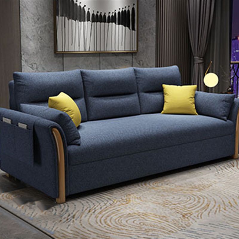Fabric Sofa Bed Settee Furniture Flared Arm Latex Filled Sofa