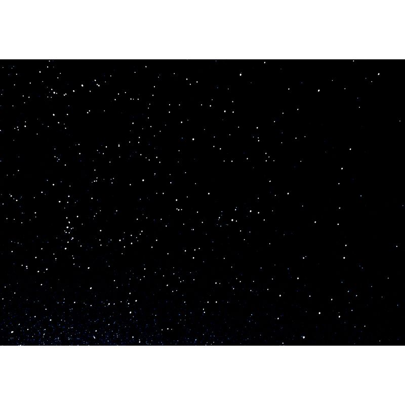 Whole Night Sky Star Mural Wallpaper Waterproof Modernist Bedroom Wall Art in Black