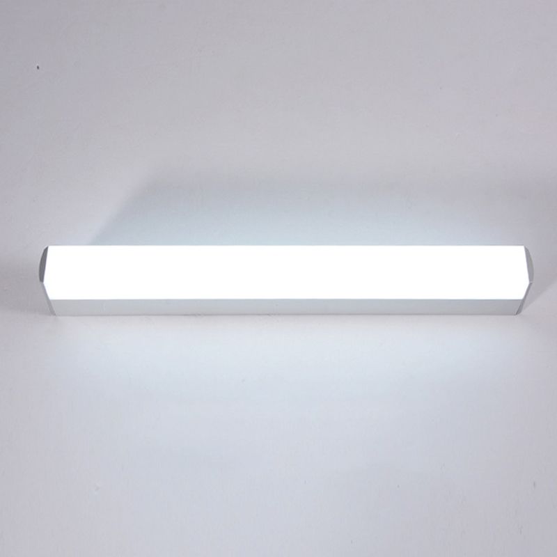 Vanité moderne Lights Lights Silver 1 Light Wall Éclairage mural pour la salle de bain