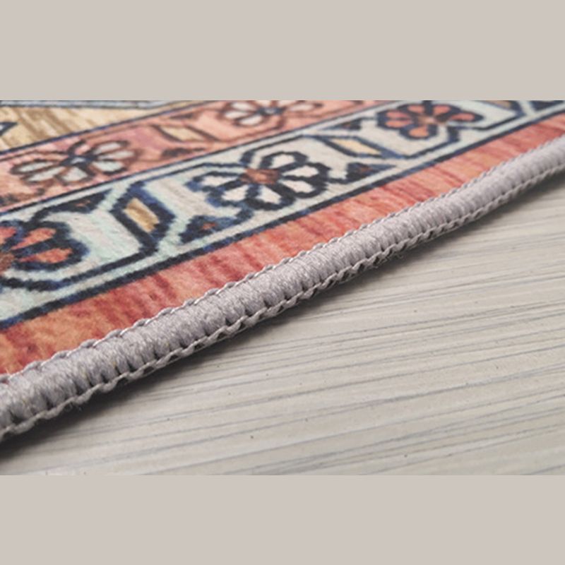 Tapis nordique en Polyester, ton blanc, bloc de couleur, pour l'intérieur, avec support antidérapant, pour la décoration de la maison