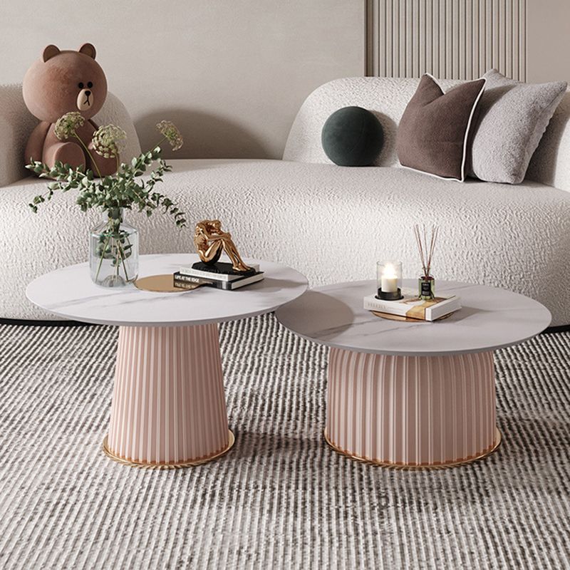 Contemporary Curved Sofa 28.34" High Sloped Arm Sofa in Beige