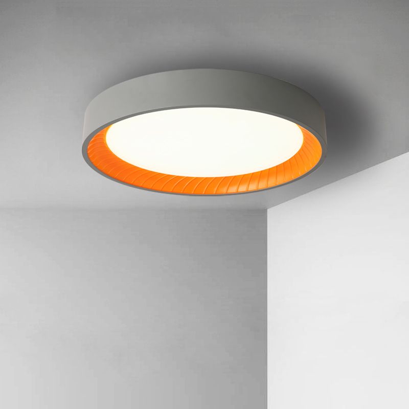 Modern LED Flush Mount Light Acrylic Shade Ceiling Lamp for Living Room Meeting Room