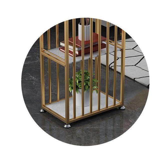 Glam Marble 1/2/3 Pieces Counter Height Set Rectangle Indoor Counter Set with Storage