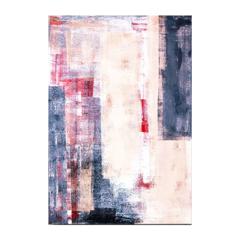 Inspiring Color-Blocking Painting for Living Room Abstract Canvas Wall Art, Textured