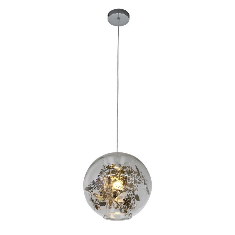 Schlafzimmer Einfache One Lampe Hanging Light Kit Globe Lucency Glass Anhängerlampe