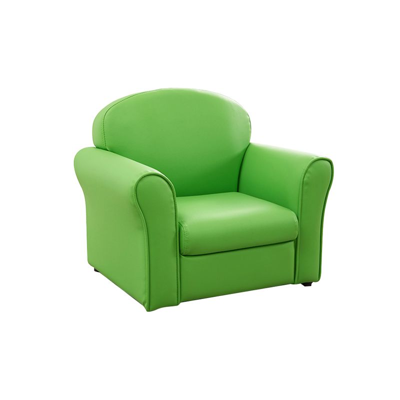 Contemporary Tight Back Standard Rolled Arm Settee Couch for Children