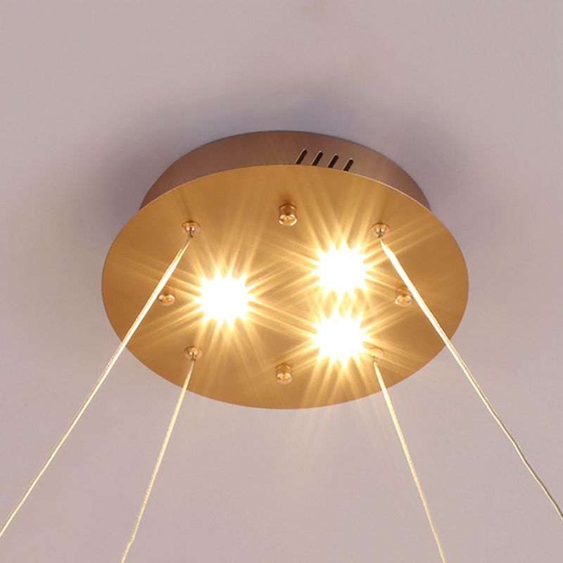 Large Modern Chandelier Orbicular Chandelier Lights Metal Orb Chandelier for Living Room