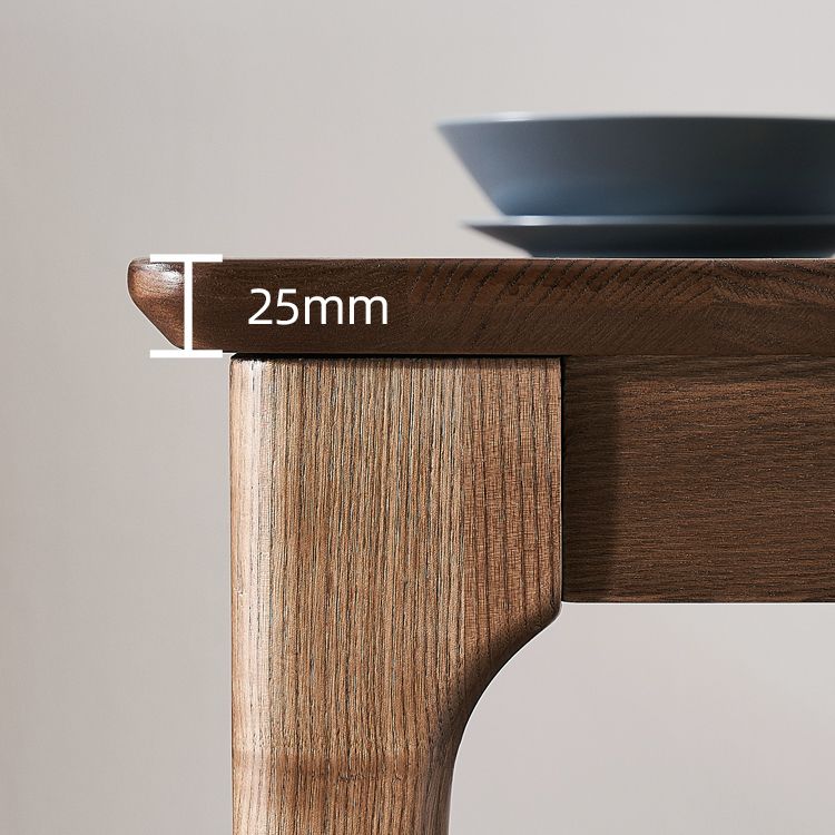 Rectangle Dining Site Table Simplicity Style Solid Wood Table with 4-foot