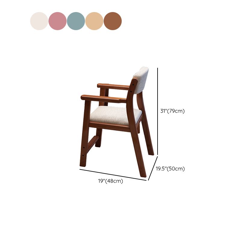 Solid Wood Study Desk Home Table with Storage 2 Drawers and Shelves