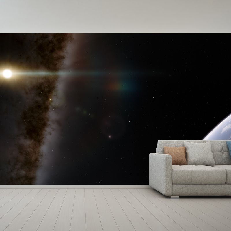 Universe Environmental Wall Mural Wallpaper Sitting Room Wall Mural