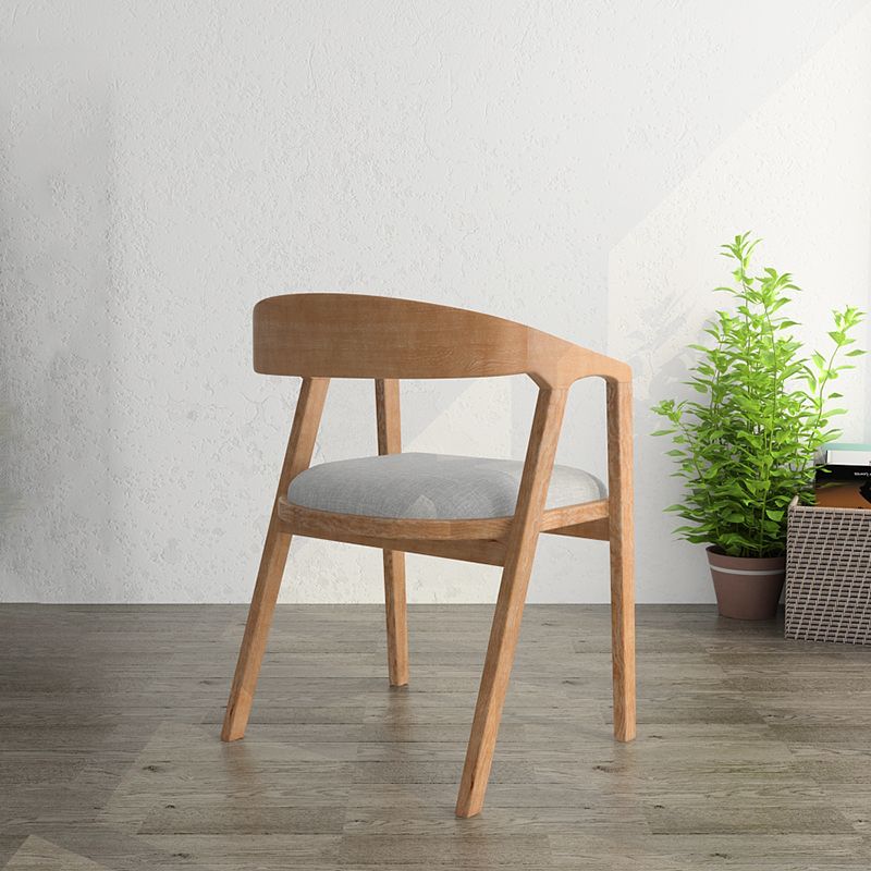 Dining Room Arm Chairs Modern Solid Wood Kitchen Side Chair for Home