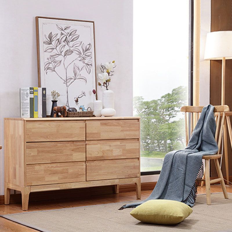 Contemporary Wooden 16"Wide Chest Bedroom Storage Chest with Drawers