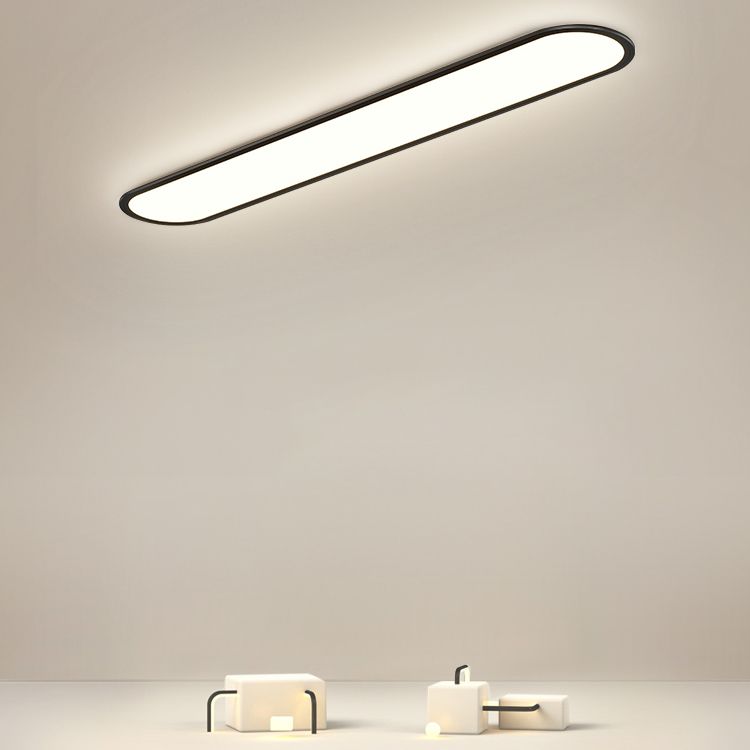 1-Light Ceiling Light Simple LED Ceiling Mount Light with Acrylic Shade for Bedroom