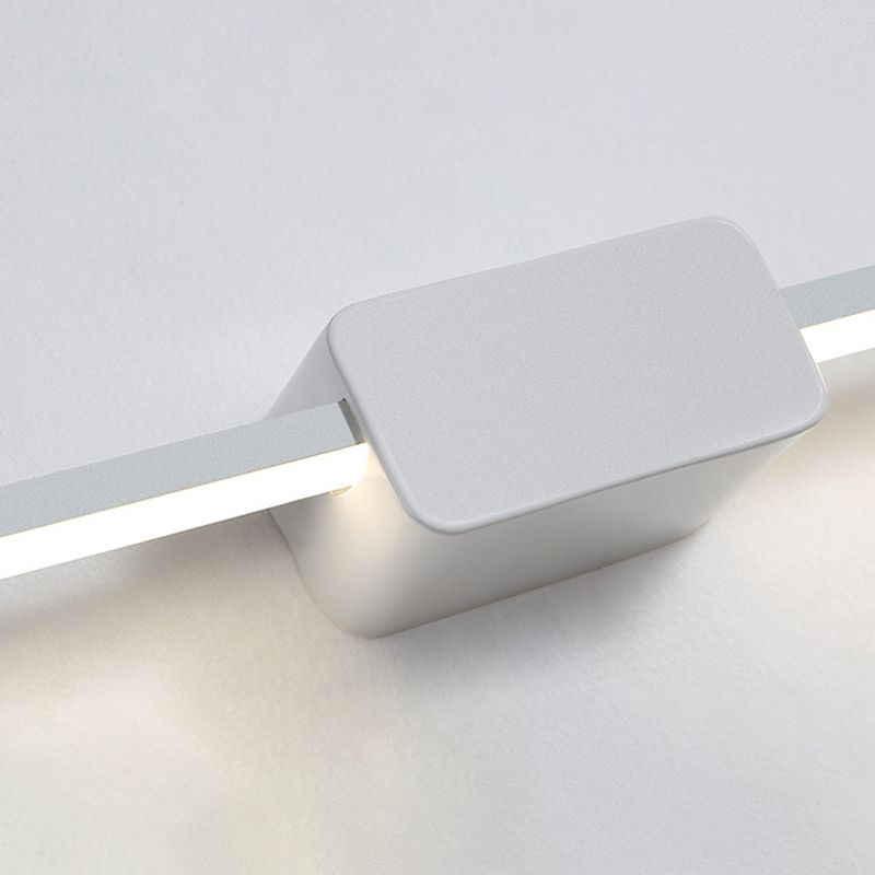 Metal Slim Wall Vanity Light Modern Style 1 Light Vanity Lighting Ideas