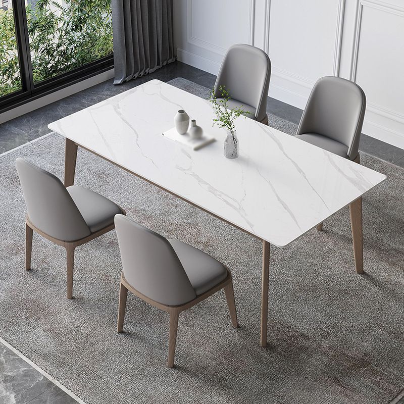 1/2/5/7 Pcs Sintered Stone Dining Room Set Table Furniture Set for Home