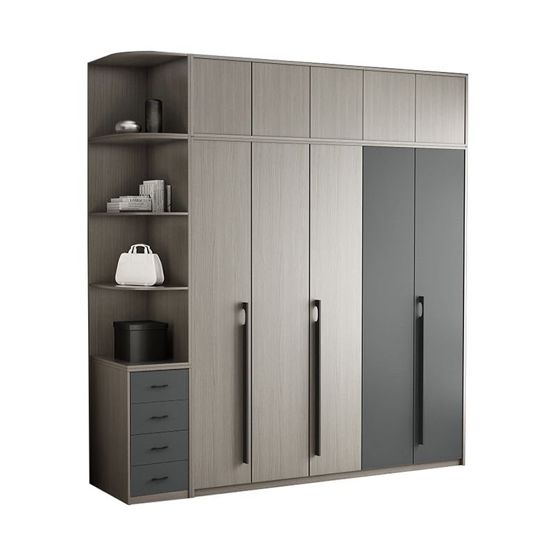 Manufactured Wood Storage Cabinet Modern Cabinet with Hinged Doors