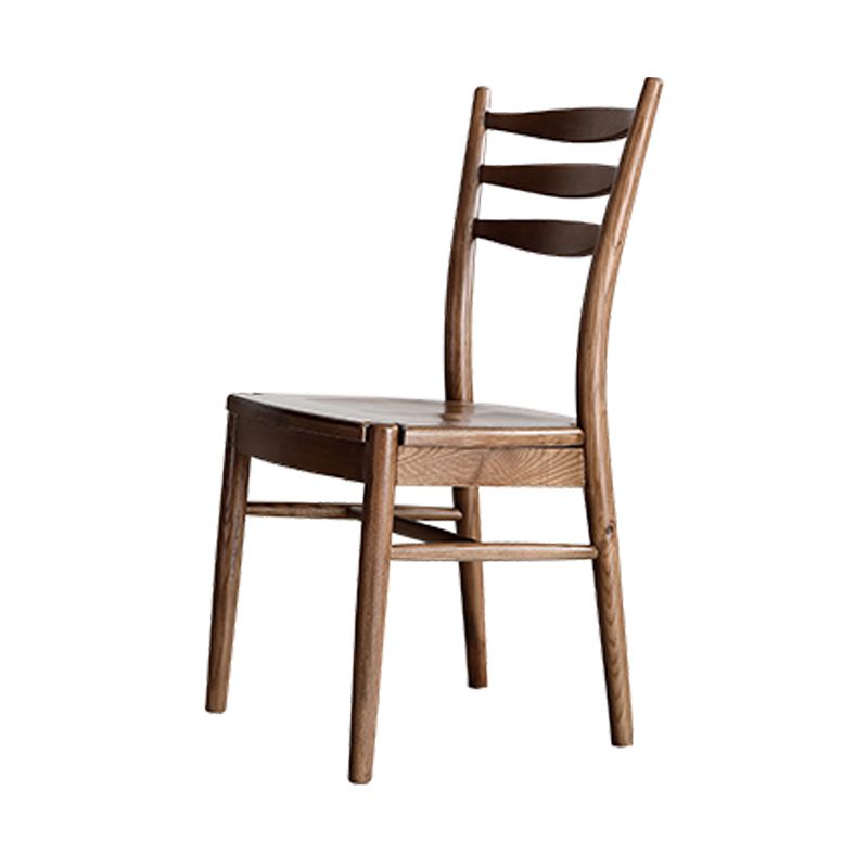 Modern Style 1/4/5 Rectangle Solid Wood Dining Set with Wood Chairs for Home