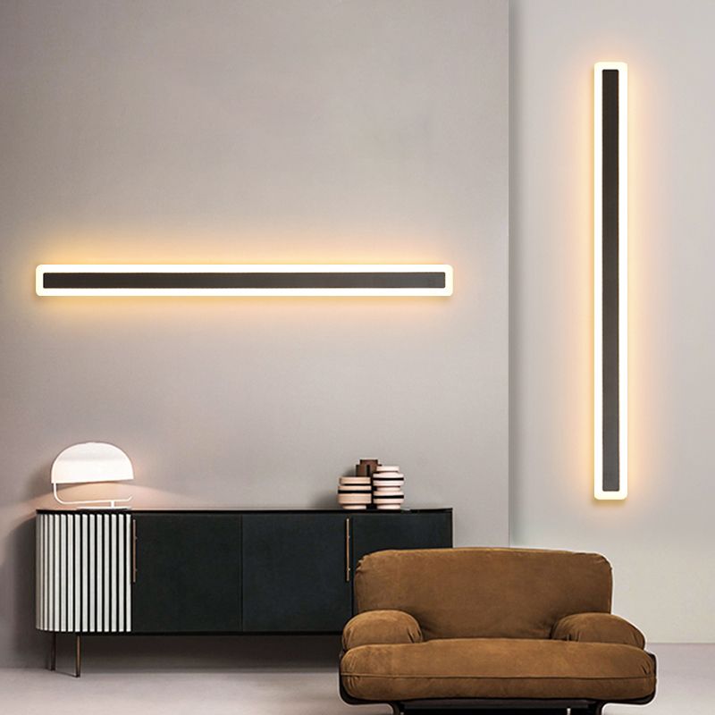 Linearer Schatten Metall Wandleuchte modern