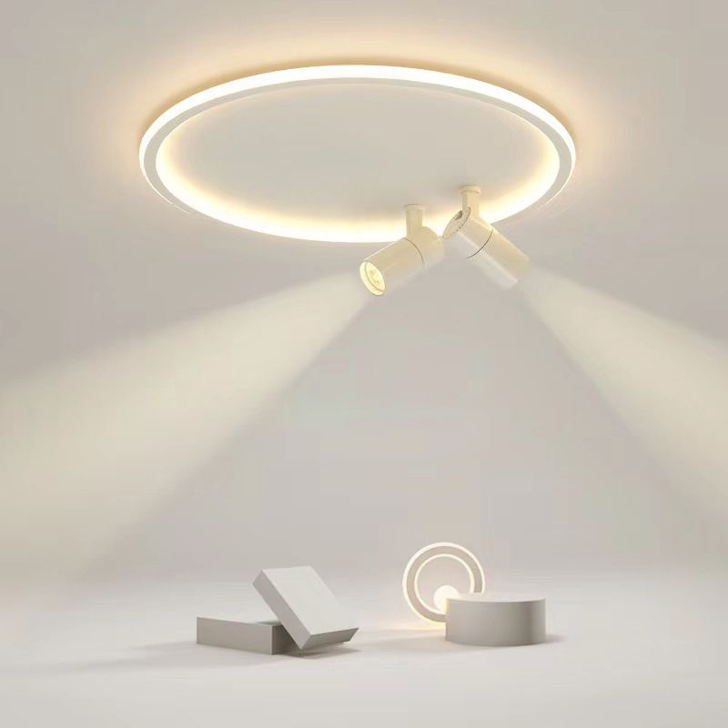 Luces de techo de círculo de luz de techo de metal de estilo minimalista