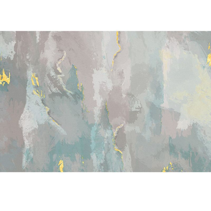 Green Living Room Rug Modern Abstract Indoor Carpet Polyester Anti-Split for Home Decoration