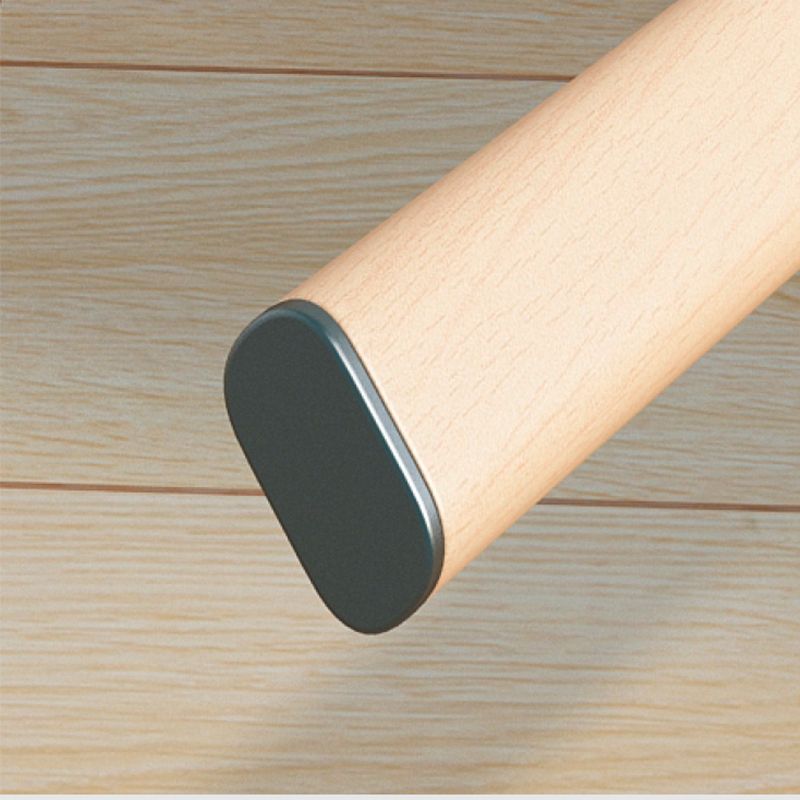 Glam Matte Finish Upholstered Footrest Bar Stool 27.55'' Reception Stool