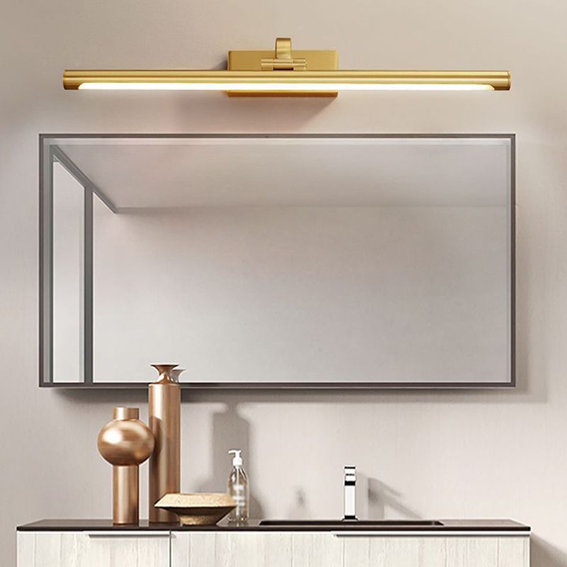American Style Brass Vanity Light Strip 1 Light LED Mirror Light pour la salle de bain