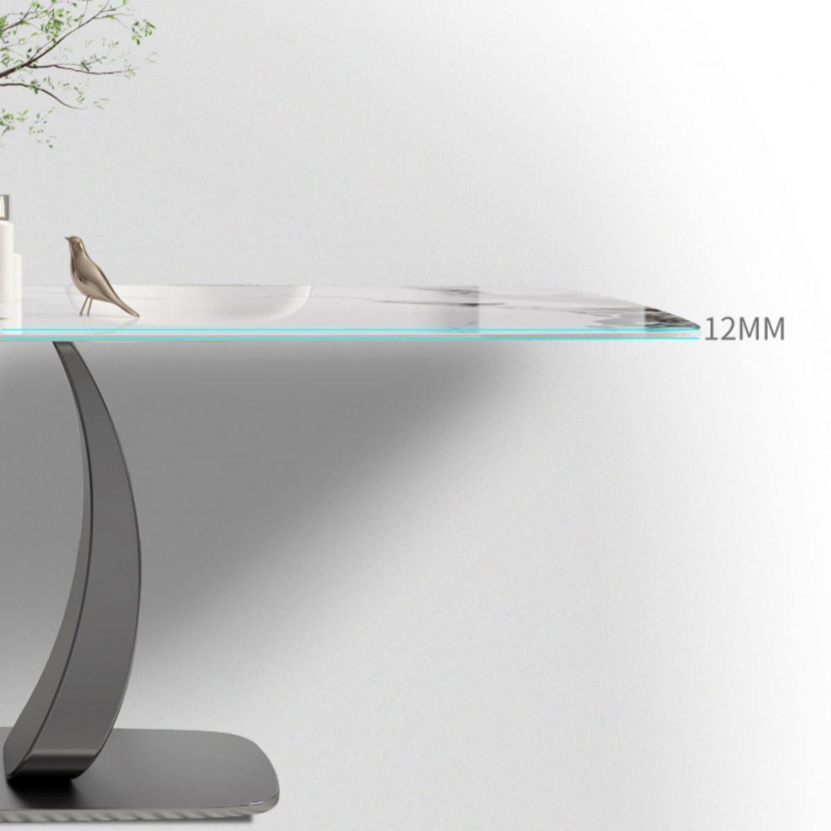 Modern 1/2/5/7 Pieces Rectangle Dining Set Sintered Stone Top Dinette Table Set