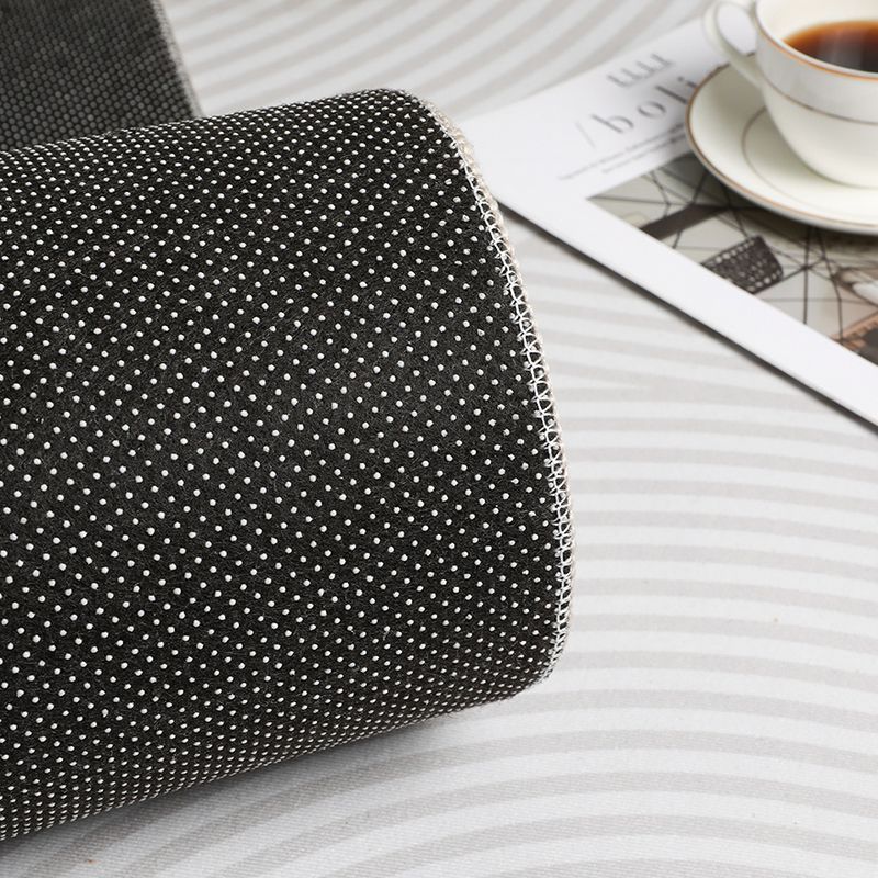 Dark Brown Modern Rug Polyester Irregular Color Piece Rug Washable Rug Sitting Room