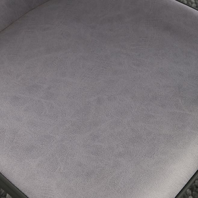 Contemporary Metal Dining Room Armless chairs Upholstered Side Chairs for Home Use