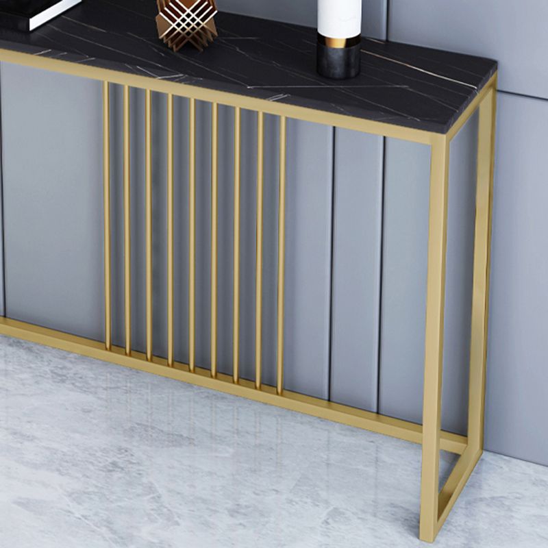 Rectangle Shape Contemporary Console Table Stone Sofa Table in for Hall