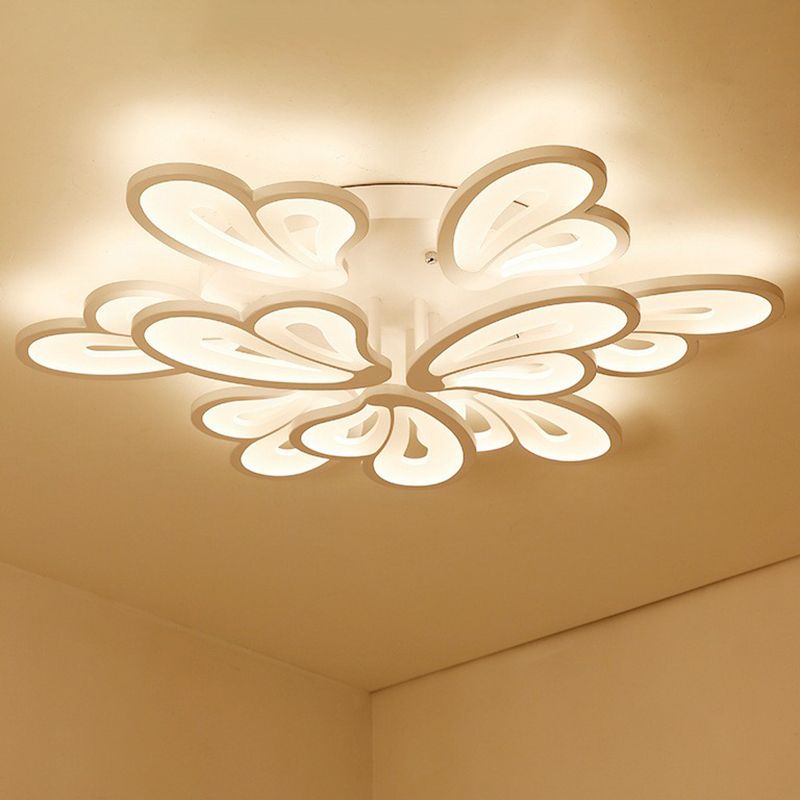Acrilico farfalla a filo leggera luce contemporanea a LED LED LED SEMILE LUCE