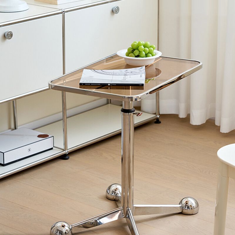 15"W Contemporary Corner Table Rectangular Accent Side Table