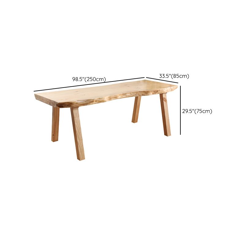 Rectangle Dining Table Set 1/4/5/6 Pcs Pine Solid Wood Dining Table and Chairs