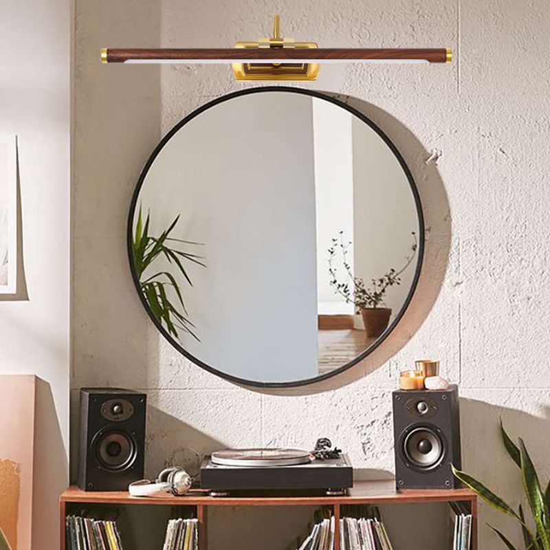 Postmodern Strip Shape Vanity Light with Acrylic Shade for Shower Room