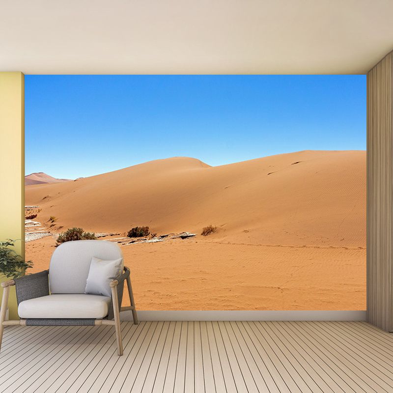 Bathroom Wallpaper Mural Modern Desert Mildew Resistant Wall Decor
