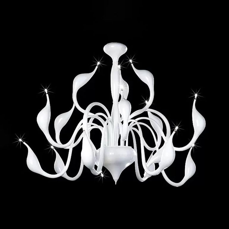 12/18 LUCI LAMONO SUGGERIMENTO SUGGERIMENTO CONSIGLIO CON SPENSIONE SOSPENSIONE BIANCA ACRILICA SWAN