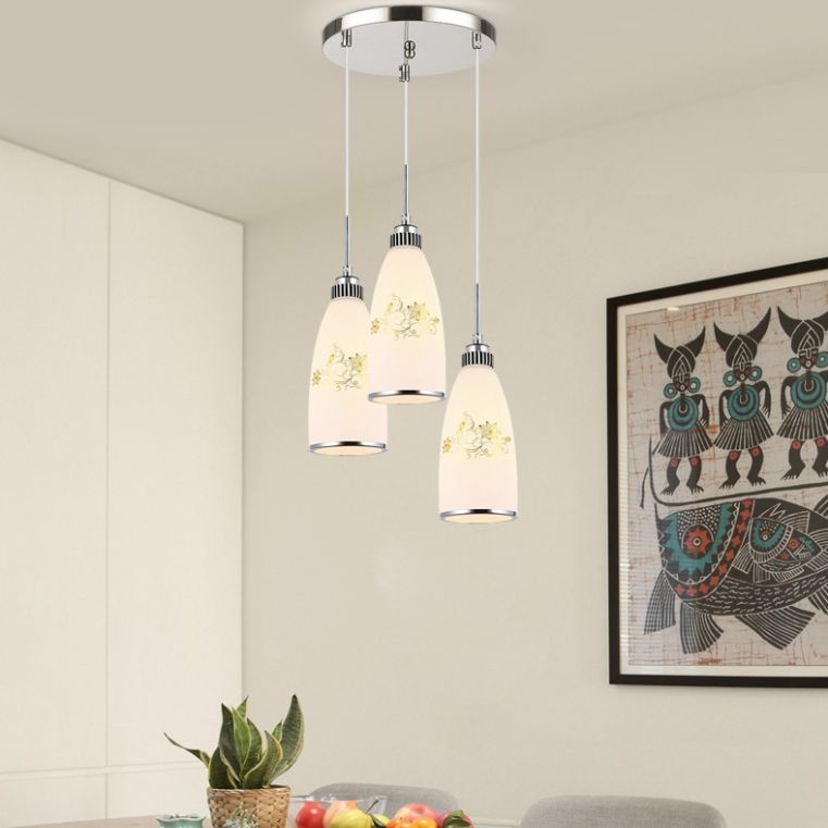 Bell Shade hanglamp Lichte armatuur moderne glazen eetkamer plafond suspensielamp