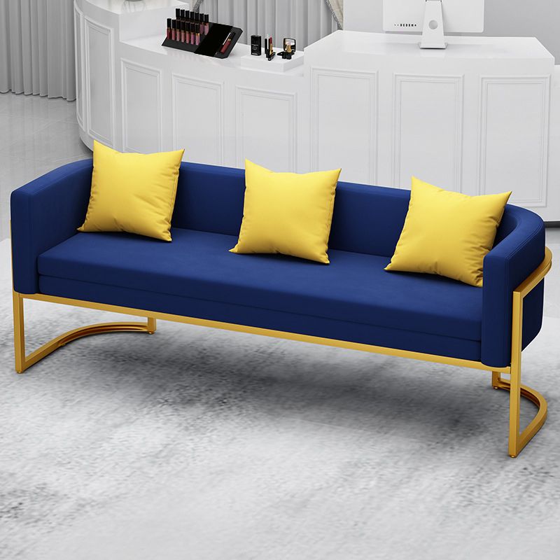 Tuxedo Arm Sofa 24.40" W x 29.52" H Velvet Sofa Standard Sofa