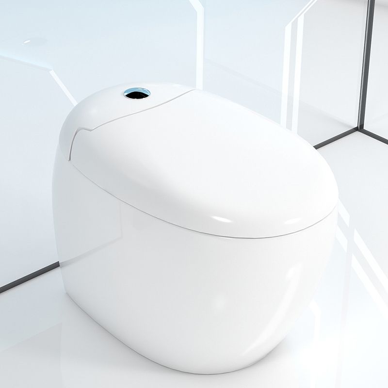 Modern Polished Finish Ceramic Toilet Indoor All-In-One Toilet Bowl