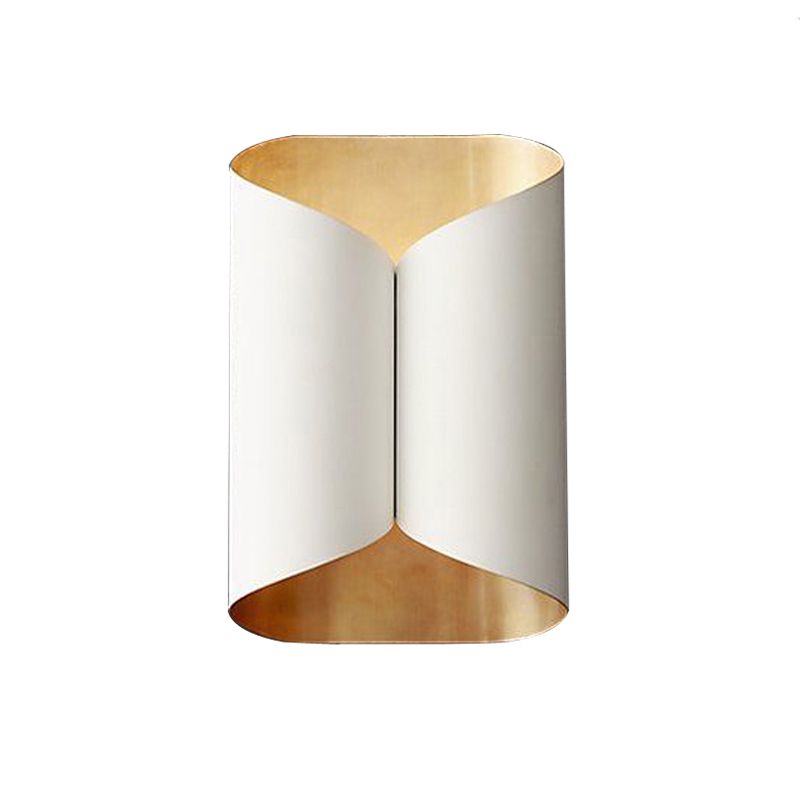 Modern Style Geometry Shape Wall Sconce Metal 2 Lights Sconces for Bedroom