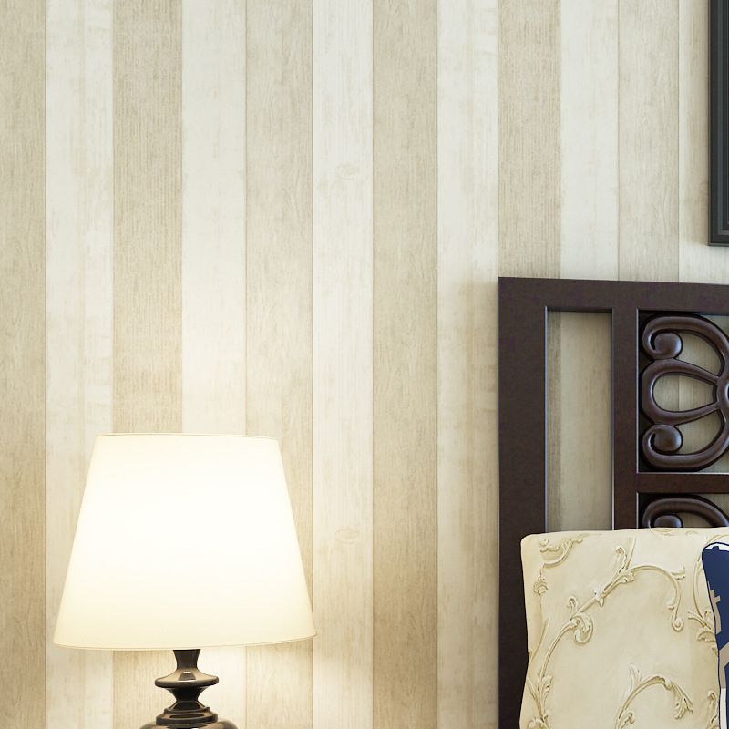 Wood Plank Wallpaper Moisture Resistant Rustic Sitting Room Wall Art, 33' x 20.5"