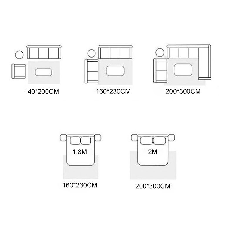 Luxury Gray Abstract Rug Polyester Modern Carpet Anti-Split Backing Indoor Rug for Indoor Room