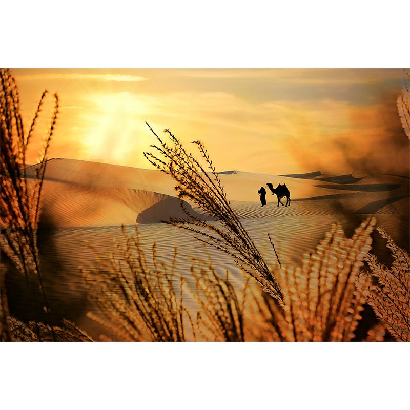 Desert Scenery Mural Wall Paper Home Decorations for Kitchen Livingroom