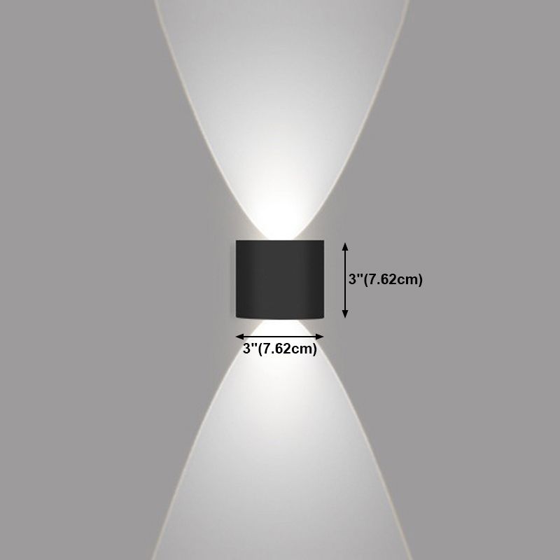 Nordic Wall Mount Lamp Modern Style LED Rectangle Wall Sconce Light for Living Room