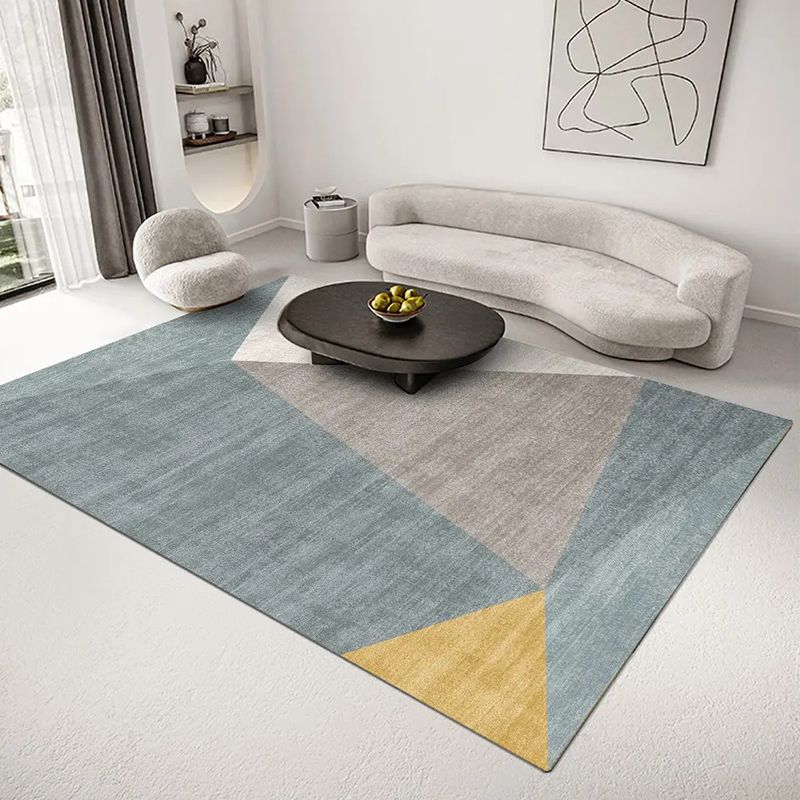 Minimalistisch gebied Rug vrijetijdscontrastpaneel Polyester Werkbestendig gebied Rug voor woonkamer