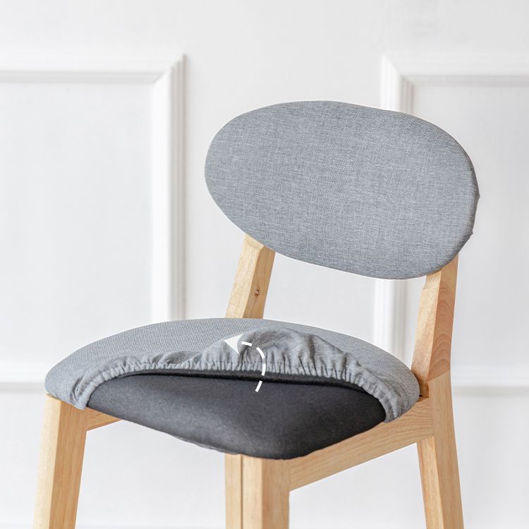 Taburete de bar moderno sin brazos con respaldo, taburete de madera con cojín para cocina