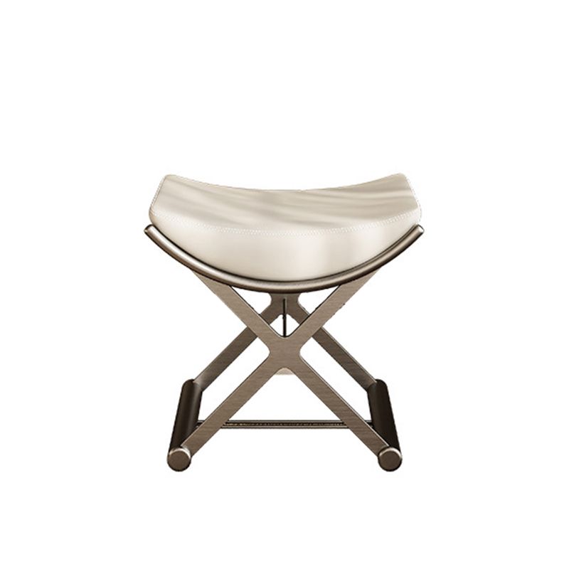 2 Drawers Vanity Set with Stool Glam Stone Top Makeup Vanity Desk