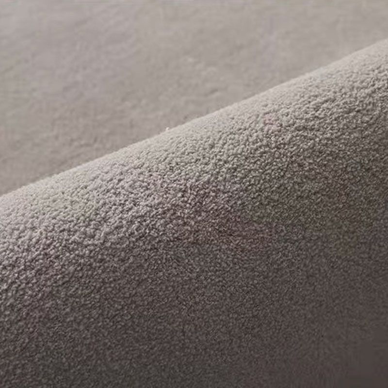 Beige Casual Rug Polyester Solid Color Rug Washable Indoor Rug for Bedroom