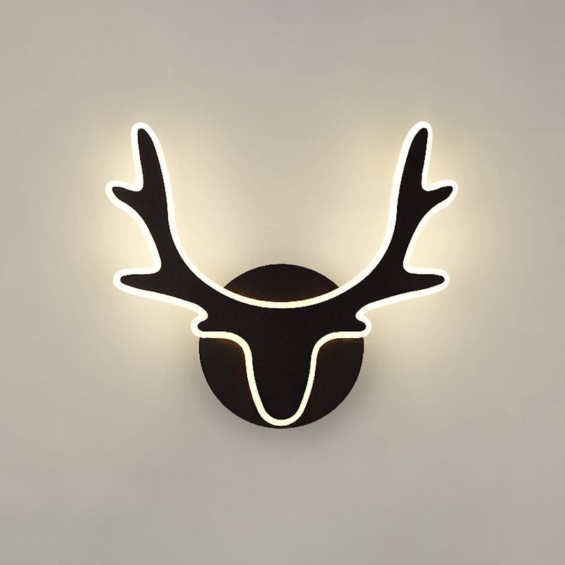 Lumo da parete contemporaneo a forma geometrica Sconce da parete a LED con metallo per soggiorno